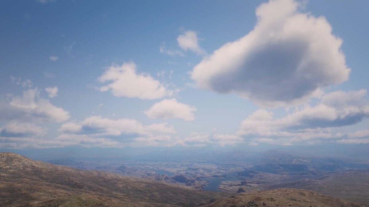 《荒野大镖客OL》玩家突破地图边界看风景 画面