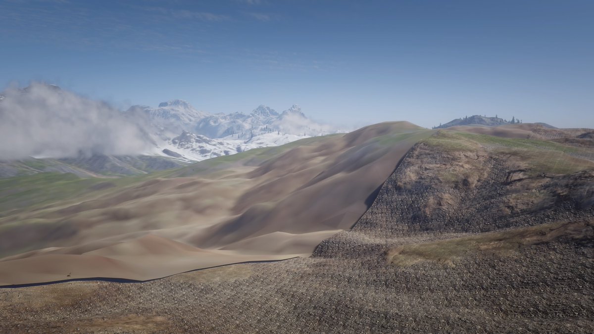 《荒野大镖客OL》玩家突破地图边界看风景 画面