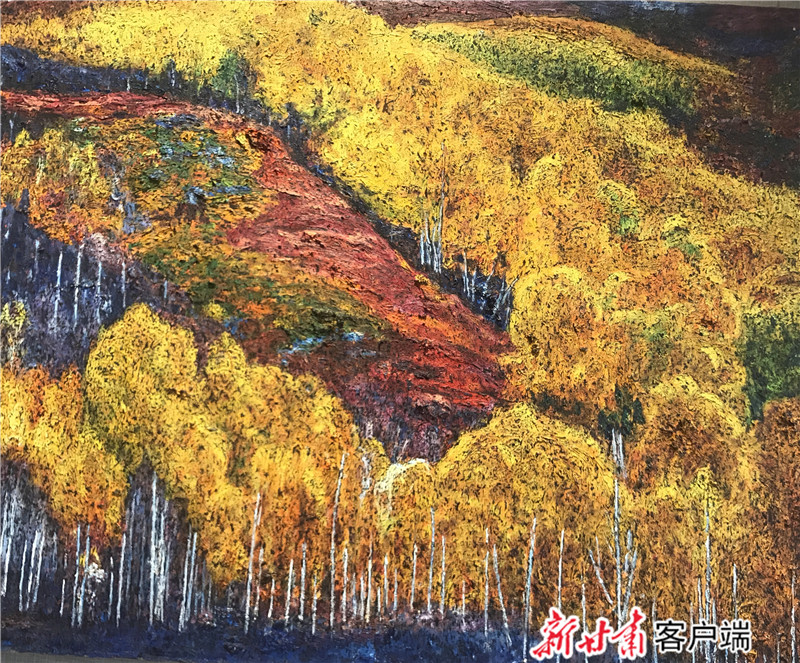 心中风景，关宏臣油画作品兰州邀请展开展