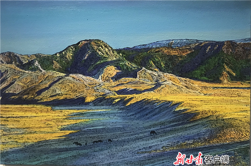 心中风景，关宏臣油画作品兰州邀请展开展