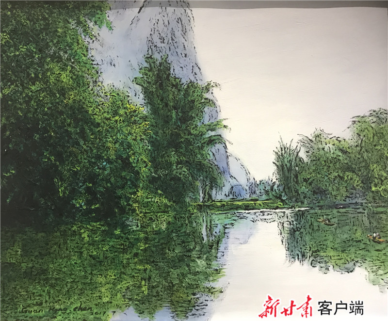心中风景，关宏臣油画作品兰州邀请展开展