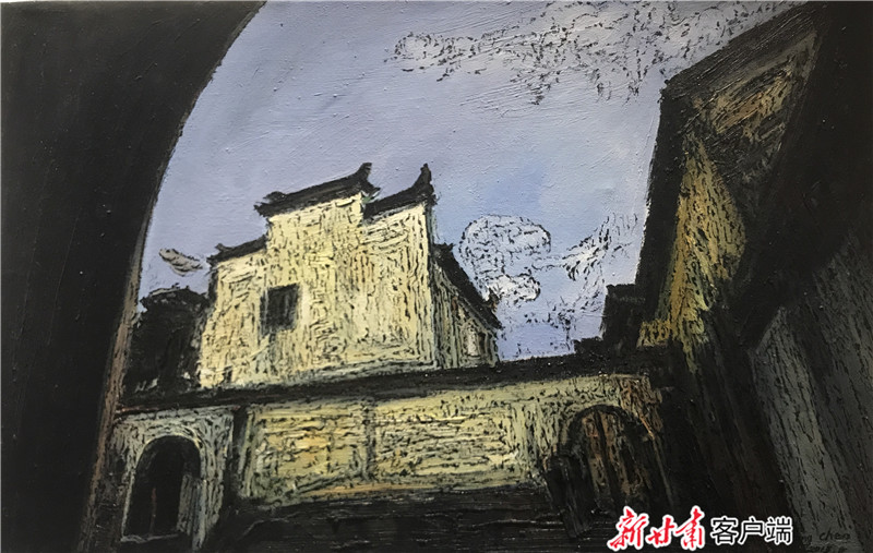 心中风景，关宏臣油画作品兰州邀请展开展