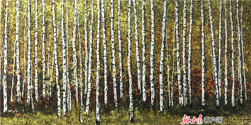 心中风景，关宏臣油画作品兰州邀请展开展
