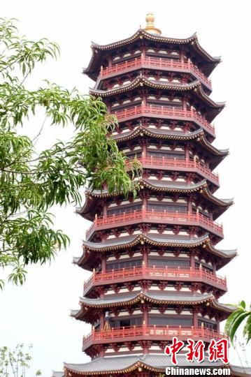 湖北襄阳重建岘首亭 打造文化观光旅游区