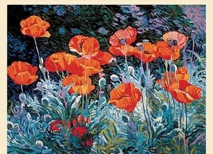 美国画家风格独特的风景油画，让人沉迷