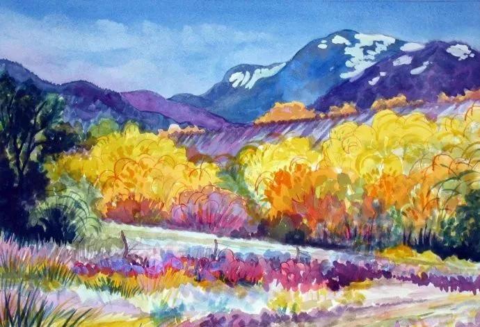 美国画家风格独特的风景油画，让人沉迷