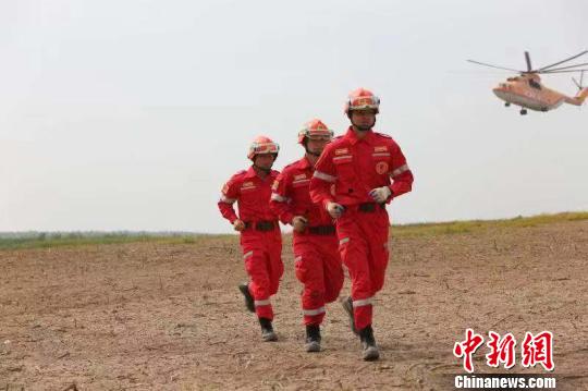 图为演练现场。湖北省应急管理厅供图
