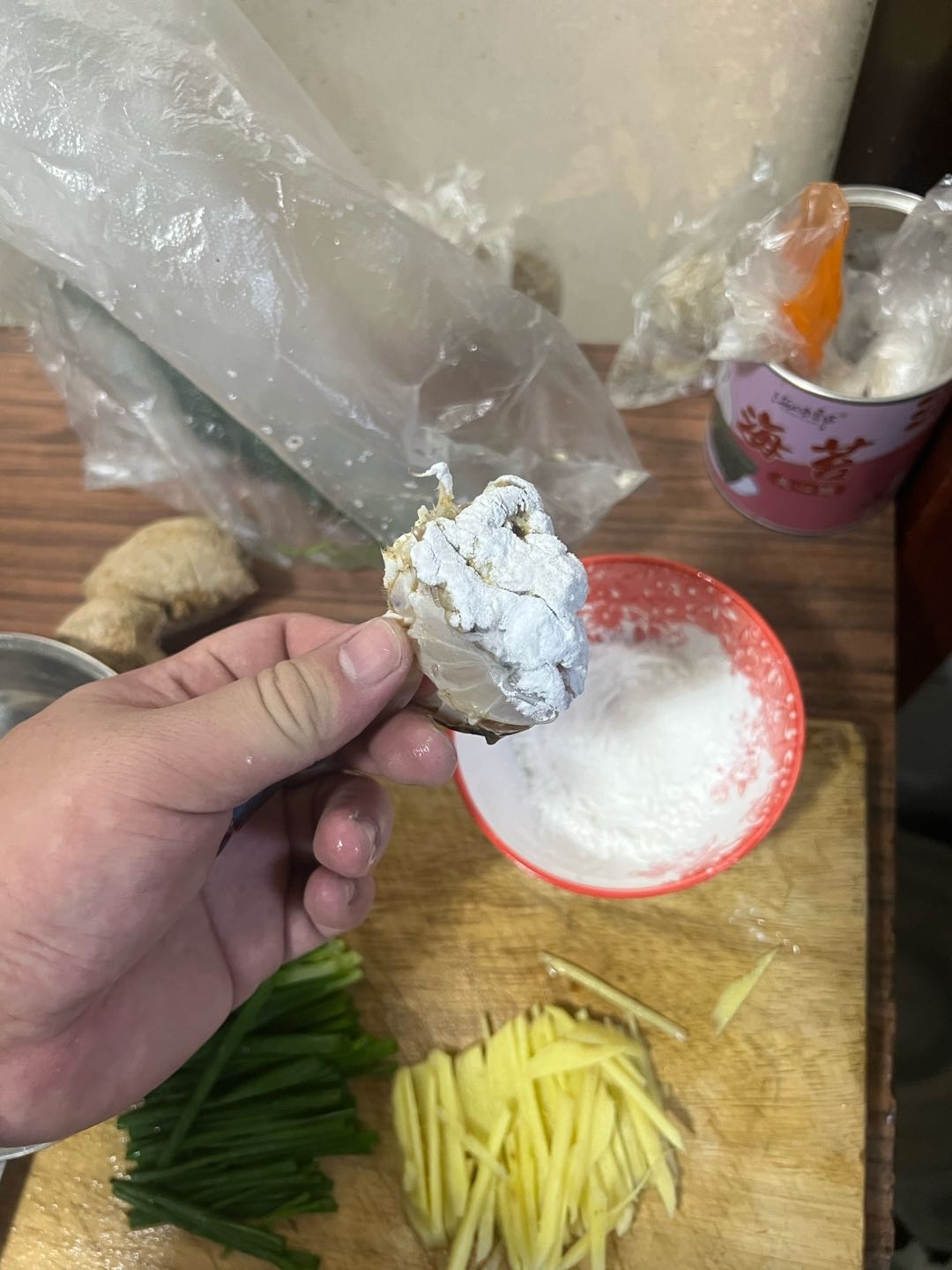 梭子蟹炒年糕的做法-咸鲜味烧菜谱